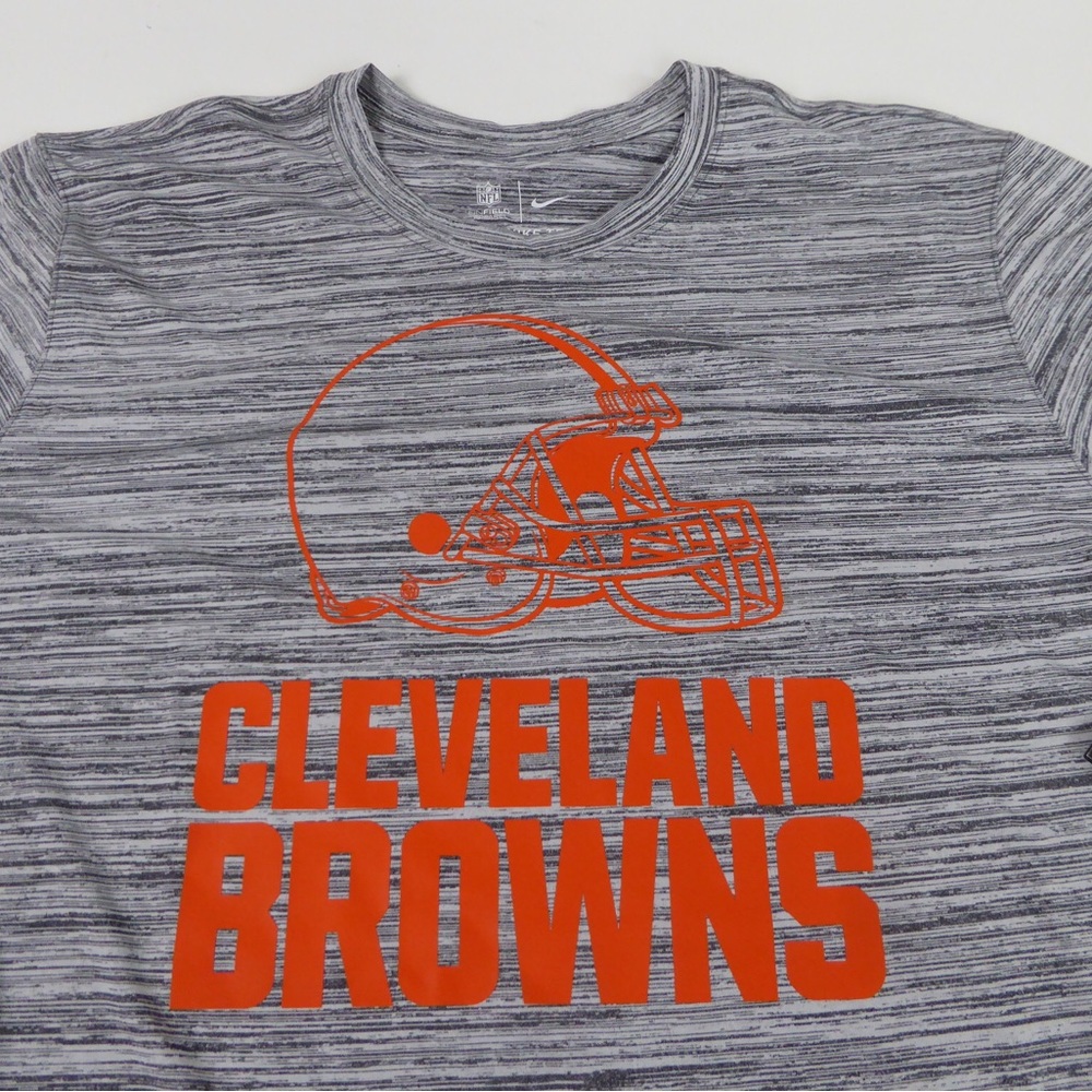 Nike Cleveland Browns Dri-Fit T-shirt Athletic Cut NWT On Field Apparel